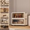 Multifunction Folding Storage Cabinet Large Capacity Dustproof Wardrobe Organizer 13