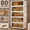 Multifunction Folding Storage Cabinet Large Capacity Dustproof Wardrobe Organizer 20
