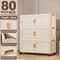 Multifunction Folding Storage Cabinet Large Capacity Dustproof Wardrobe Organizer 21