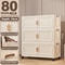 Multifunction Folding Storage Cabinet Large Capacity Dustproof Wardrobe Organizer 21
