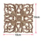Elegant Rose Wood Carving Applique Set 2pcs European Floral Cabinet Furniture Decor Trim 6