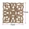 Elegant Rose Wood Carving Applique Set 2pcs European Floral Cabinet Furniture Decor Trim 8