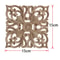 Elegant Rose Wood Carving Applique Set 2pcs European Floral Cabinet Furniture Decor Trim 8