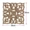 Elegant Rose Wood Carving Applique Set 2pcs European Floral Cabinet Furniture Decor Trim 9