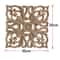 Elegant Rose Wood Carving Applique Set 2pcs European Floral Cabinet Furniture Decor Trim 11