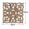 Elegant Rose Wood Carving Applique Set 2pcs European Floral Cabinet Furniture Decor Trim 11