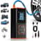 Portable ABS Car Tire Inflator Air Compressor With LCD Display Auto ShutOff 0