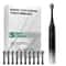 Rechargeable Electric Toothbrush Waterproof Sonic Rotary Teeth Cleaning Brush With 10 Replacement