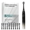 Rechargeable Electric Toothbrush Waterproof Sonic Rotary Teeth Cleaning Brush With 10 Replacement