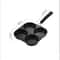 NonStick Four Hole Omelette Frying Pan Medical Stone Egg Burger Breakfast Cooker 7