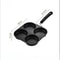 NonStick Four Hole Omelette Frying Pan Medical Stone Egg Burger Breakfast Cooker 7