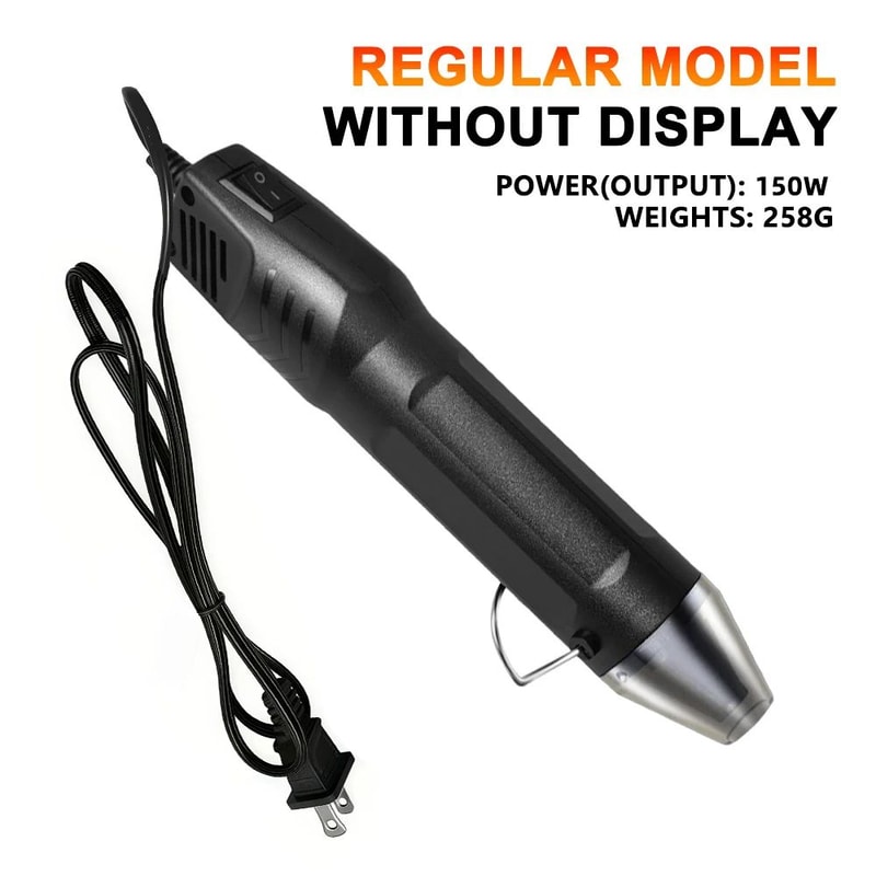 300W Mini Heat Gun Portable Hot Air Gun For DIY Crafts Embossing Shrink Wrapping 6