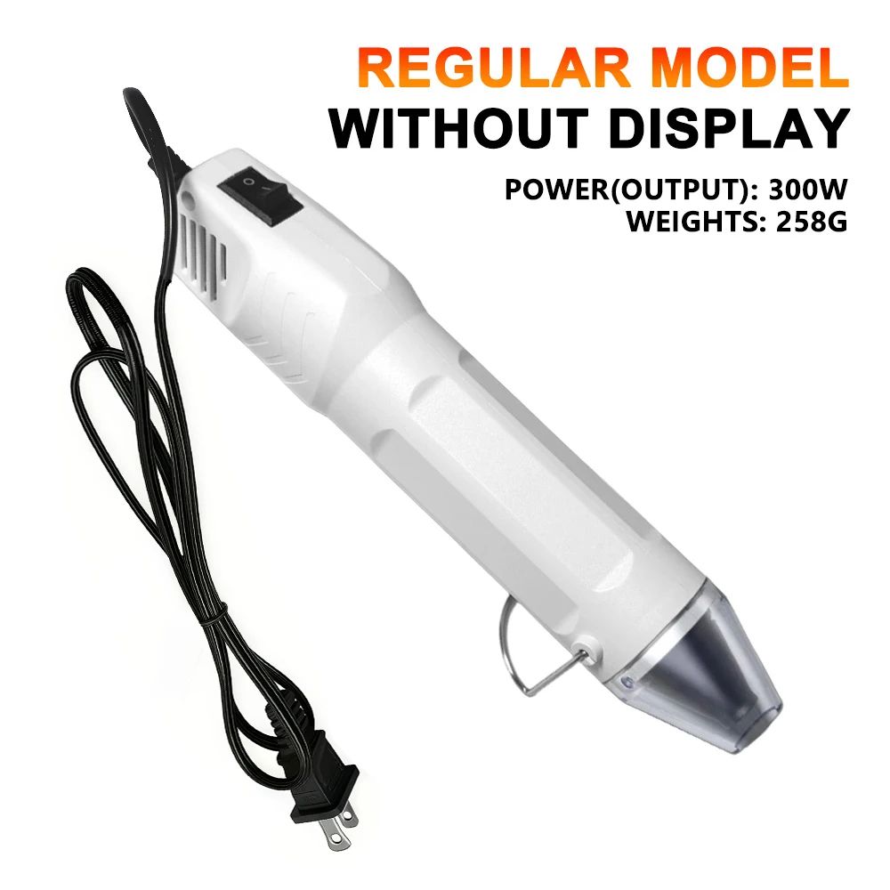 300W Mini Heat Gun Portable Hot Air Gun For DIY Crafts Embossing Shrink Wrapping 7