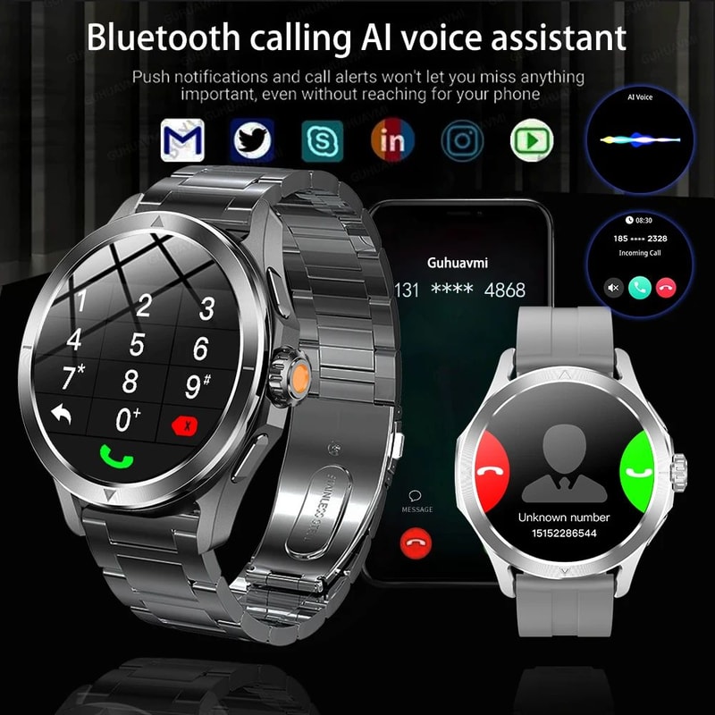 S4 Ultra Smart Watch AMOLED Bluetooth Call Fitness Tracker With NFC Health Monitor 1