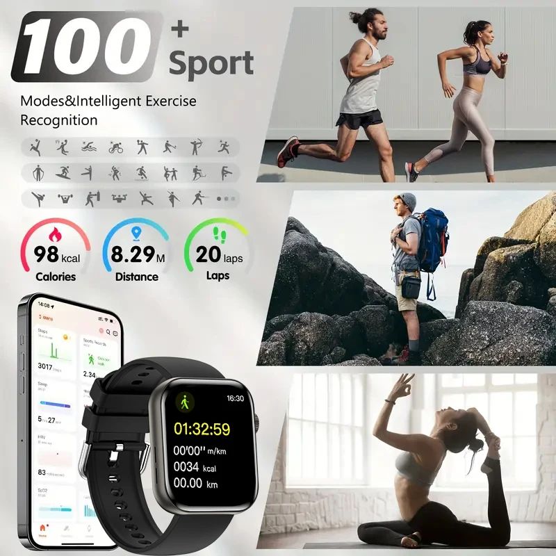 Series 11 AMOLED Smart Watch GPS Bluetooth Call Waterproof Fitness Tracker For Men Women 3