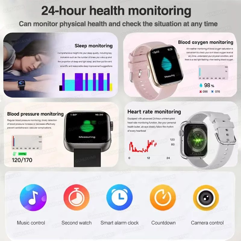Series 11 AMOLED Smart Watch GPS Bluetooth Call Waterproof Fitness Tracker For Men Women 4
