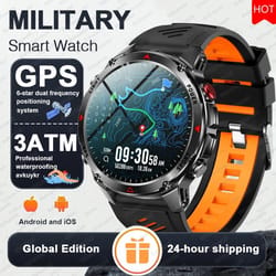 2025 gps navigation amoled smart watch – bluetooth call waterproof fitness tracker for men & women
