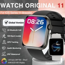 2025 series 11 amoled smart watch – bluetooth call gps fitness tracker for men & women