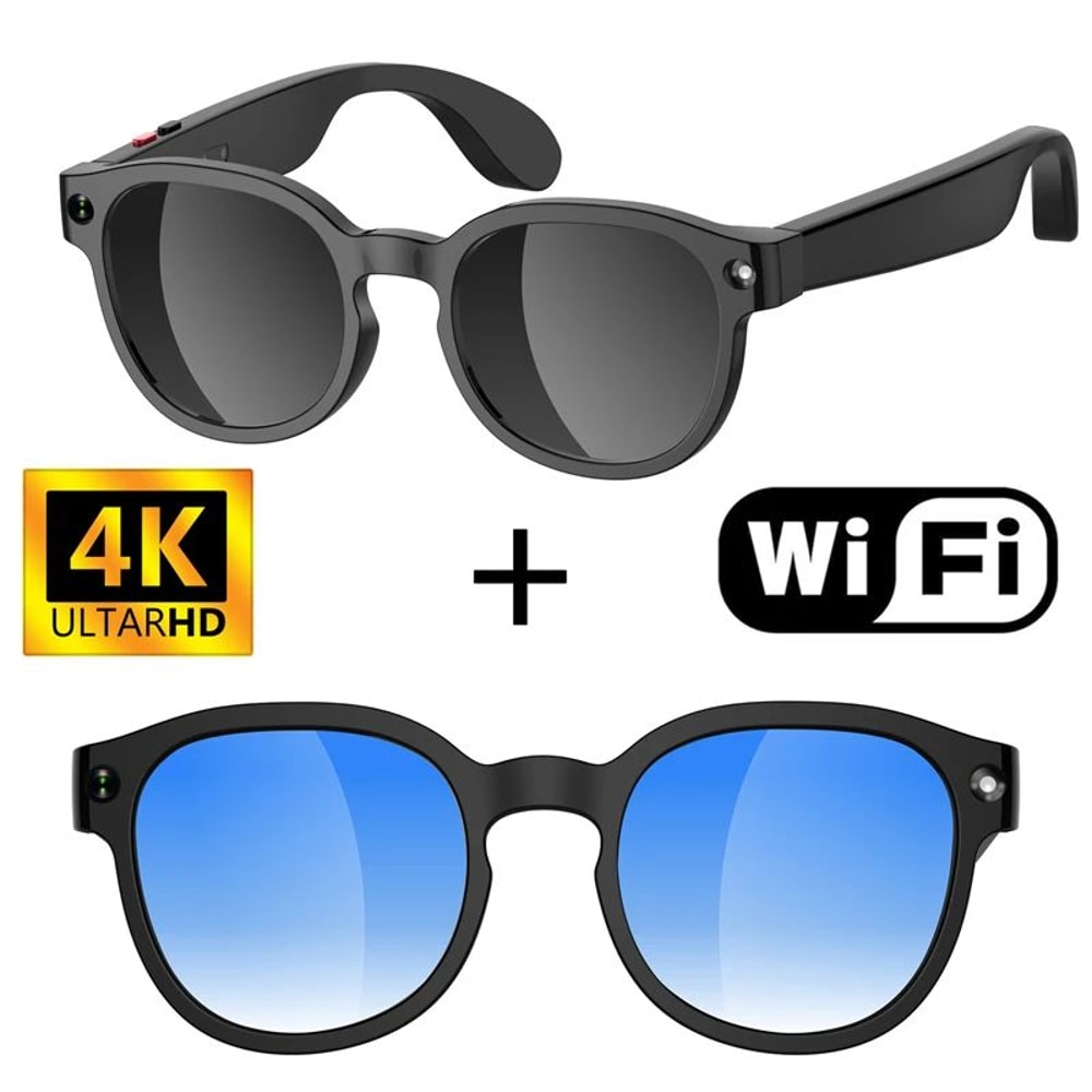 800W AI Smart Bluetooth Glasses HD Camera Voice Call Translation Sunglasses 7