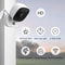 4K Mini WiFi Security Camera With Full Color Night Vision TwoWay Audio 4