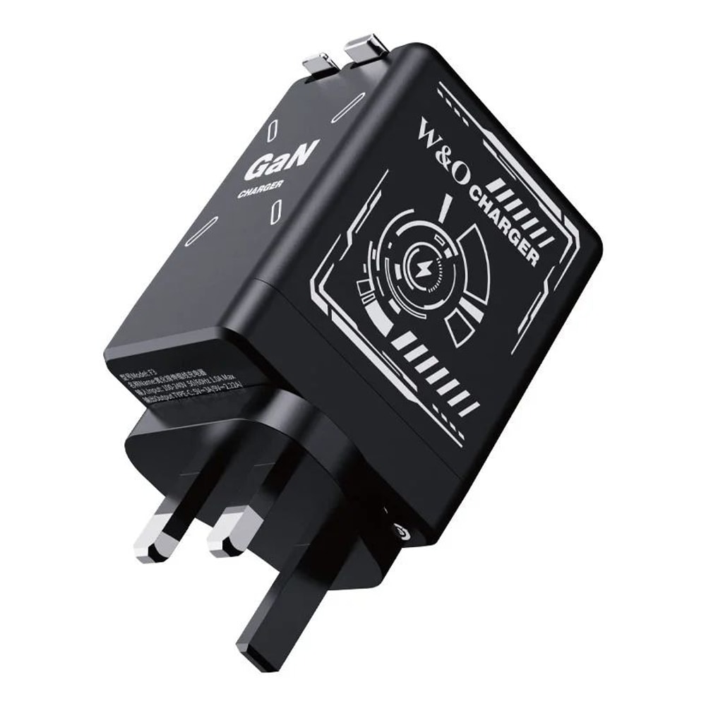 65W GaN USB C Fast Charger PD Quick Charge 30 Multi Port Wall Adapter For IPhone Samsung Huawei Xia 12