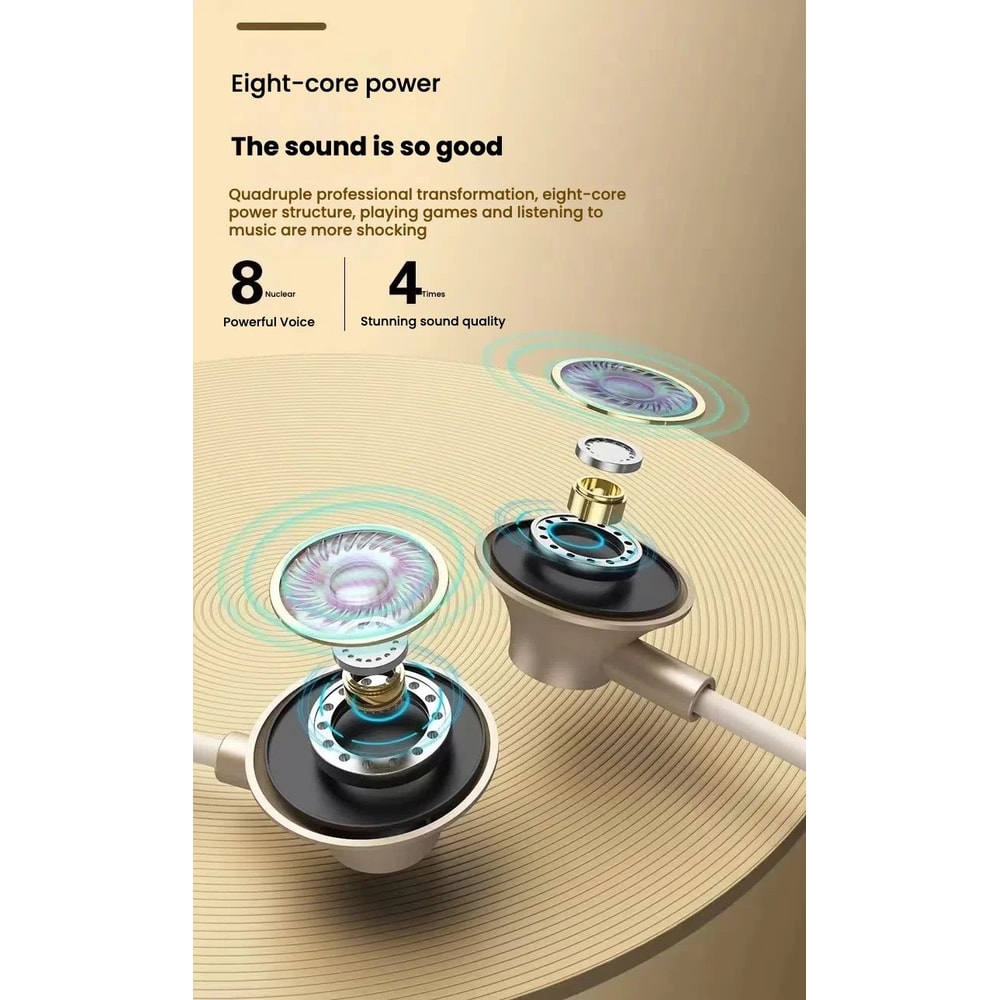 Lightning HiFi Wired Earphones Digital Decoding Stereo Headphones For IPhone 5