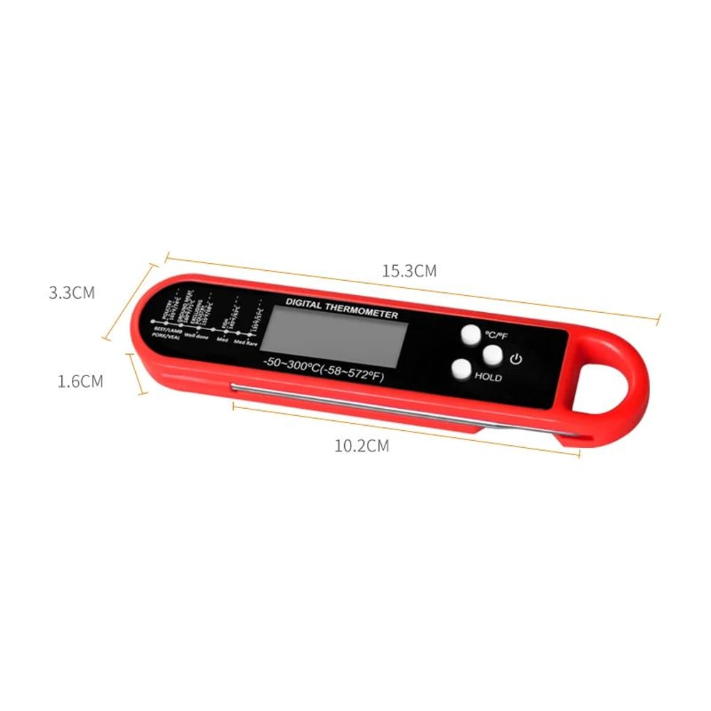 Professional Digital Meat Thermometer Instant Read Waterproof BBQ Grill Kitchen Thermometer 4