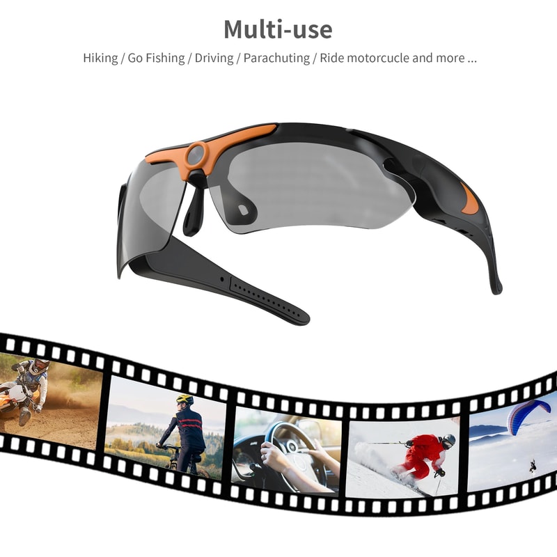 HD 1080P Smart Camera Glasses Polarized Sports Sunglasses With Hidden Video Recorder 4