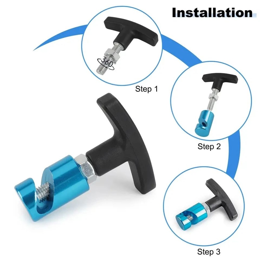 Universal Car Hood Support Clamp Aluminum Alloy AntiSlip Engine Cover Holder 2