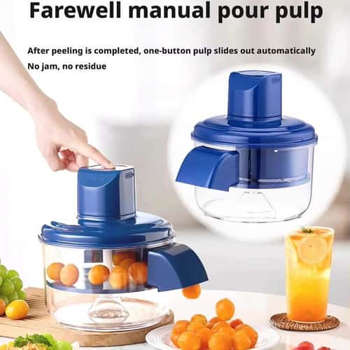 Automatic Electric Grape Peeler Machine – Stainless Steel Fruit Skin Remover for Grapes & Cherry Tomatoes