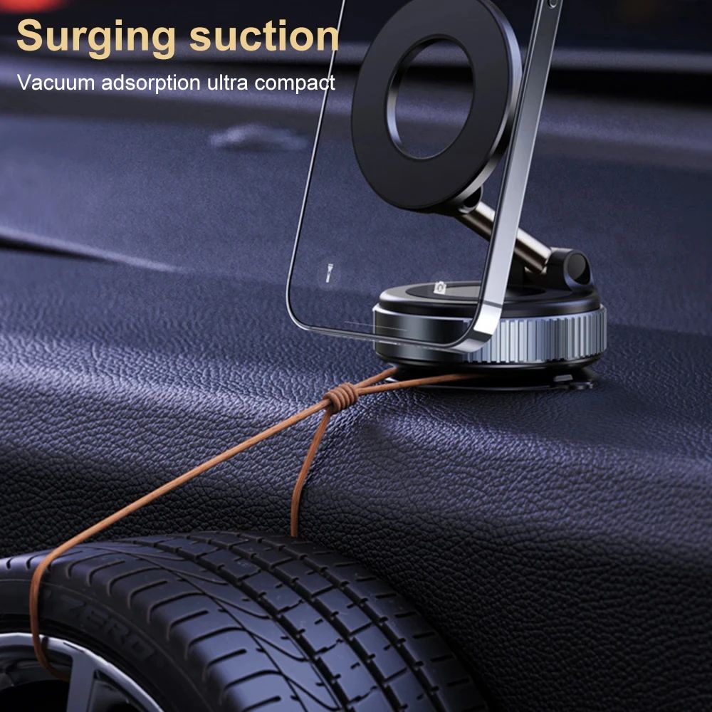360 Rotation Car Dashboard Phone Holder Magnetic Suction Cup Foldable Smartphone Stand 1