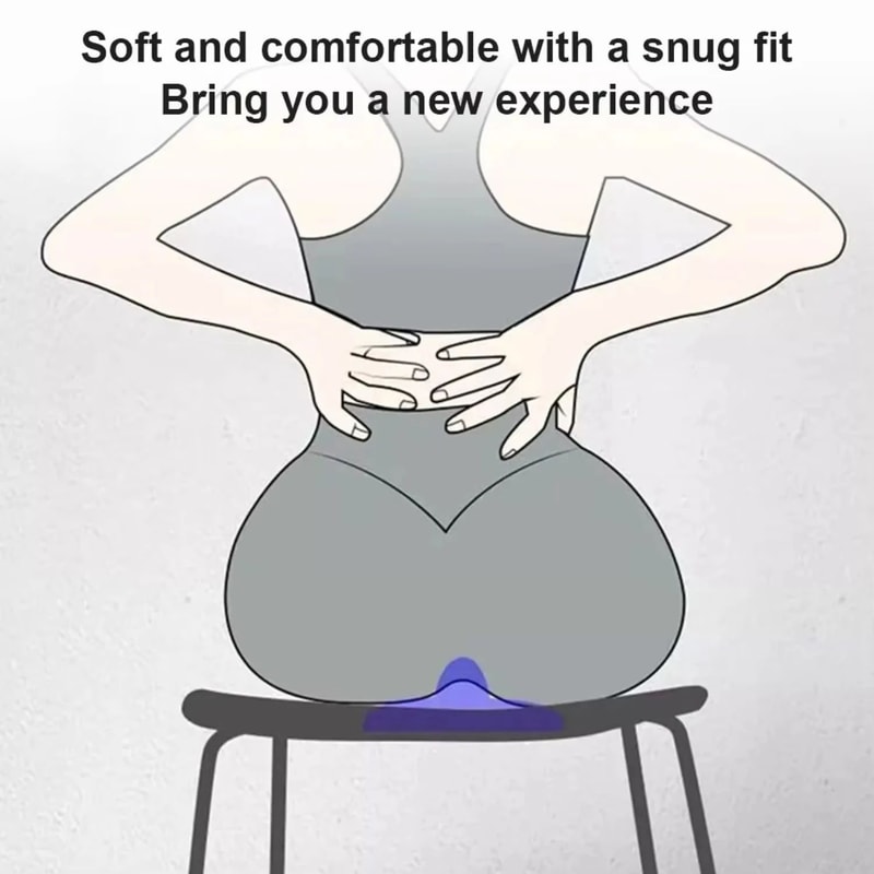 Pelvic Floor Muscle Trainer Kegel Fitness Hip Strengthener Vibration Massage Cushion 4