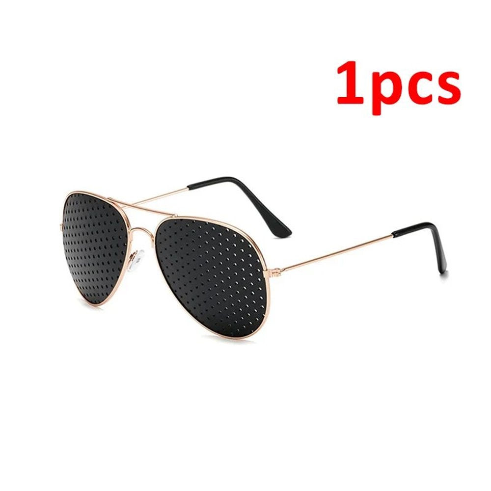 AntiMyopia Pinhole Vision Correction Glasses Astigmatism Eye Fatigue Relief 7
