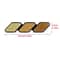 TriColor Grille Badge Emblem For Toyota Tacoma 4Runner Tundra ABS Front Air Intake Grille Decorati 5