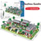 Micro Suzhou Garden Building Blocks Chinese Garden Architecture Mini Bricks Set With LED Light 6