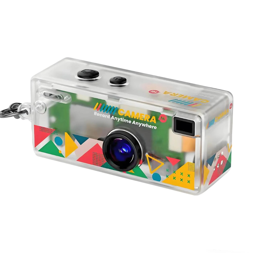 Retro 1984 Mini Thumb Camera Keychain Portable 1080P CCD Digital Video Camera For Kids Travel 14