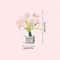 Mini Car Air Vent Silk Flower Aromatherapy Clip Feminine Scented Floral Car Decor Vase 5