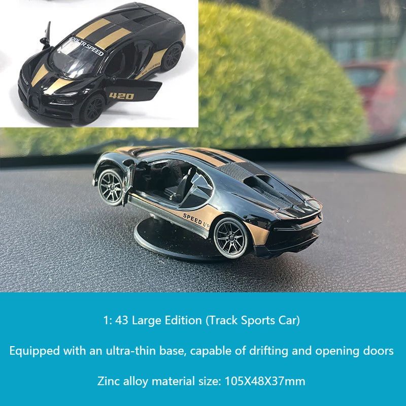Drifting Racing Car Dashboard Ornament Rotating Mini Car Model Interior Decor Gift For Car Lovers 11