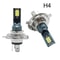2 Pcs LED Headlight Fog Light Bulbs 12000LM 80W Waterproof Driving Lamps 12V24V Universal Fit 4