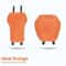 2pcs Universal Car Seat Protector Mats NonSlip Flannel Back Seat Cushion Covers 9