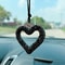 Luxury Diamond Heart Car Hanging Pendant Sparkling Love Crystal Interior Decoration Gift For Women 1