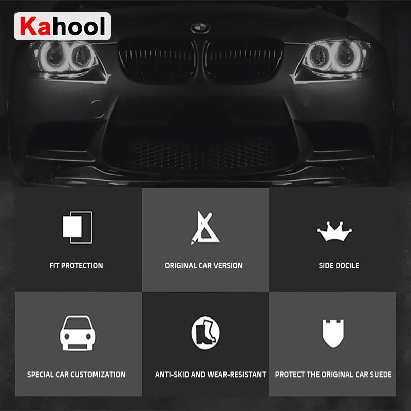 KAHOOL Custom Car Floor Mats For Dongfeng AX7 AX5 AX4 AX3 A30 A60 580 Luxury AllWeather Auto Carpe
