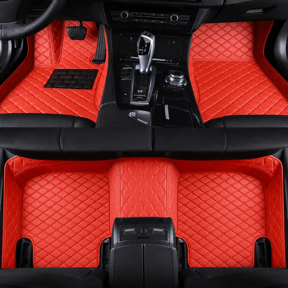 KAHOOL Custom Car Floor Mats For Dongfeng AX7 AX5 AX4 AX3 A30 A60 580 Luxury AllWeather Auto Carpe 0