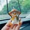 Cute Swing Duck Car Pendant Rearview Mirror Hanging Ornament Car Interior Decor Gift 16