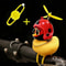 Squeaky Duck Bike Horn With Shark Helmet Propeller Cute Rubber Duck Bicycle Handlebar Decoration 10