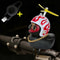 Squeaky Duck Bike Horn With Shark Helmet Propeller Cute Rubber Duck Bicycle Handlebar Decoration 16