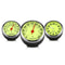 Luminous Car Dashboard Clock Thermometer Hygrometer Automotive Interior Decoration Accessory 3