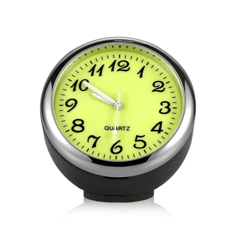 Luminous Car Dashboard Clock Thermometer Hygrometer Automotive Interior Decoration Accessory 6