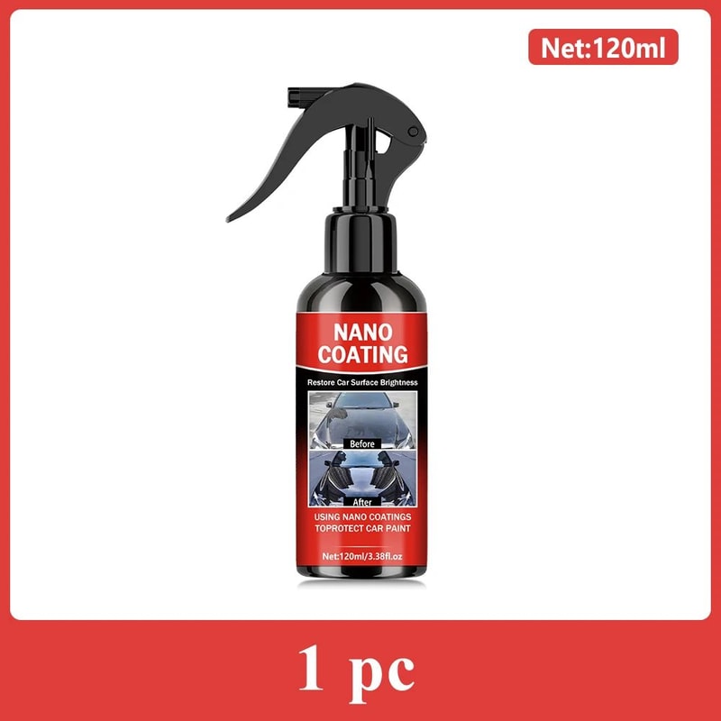 Graphene Nano Ceramic Car Coating Kit High Gloss Hydrophobic Paint Protection 7