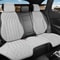 AllSeason Linen Car Seat Cover Set Breathable AntiSlip Universal Seat Protectors 2